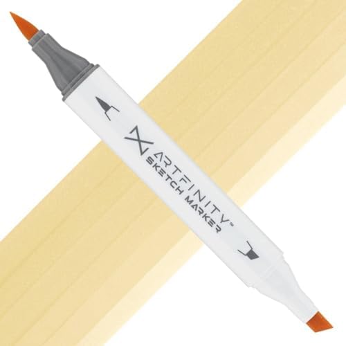 Artfinity Sketch Markers - Yellowish Beige Y4-15, Vibrant, Professional, Dye-Based Alcohol Markers for Artists, Drawing, Travel, & More