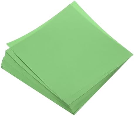 MECCANIXITY 50 Sheets Origami Paper Double Sided 8x8 Inch(20x20cm) Square Sheet for Art Craft Project, Beginners, Gifts Decor, Green