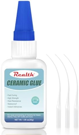 Ceramic Glue Clear 30g, Food Safe Glue for Ceramic Repair