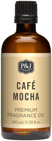 P&J Trading Fragrance | Café Mocha Oil 100ml - Candle Scents for Candle Making, Freshie Scent, Soap Making Supplies, Diffuser Oil Scents