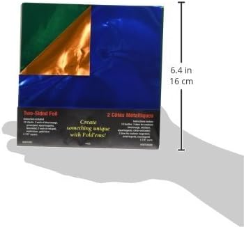 Yasutomo Origami Foil-Solid Asst Colors D/S 18 Sheets