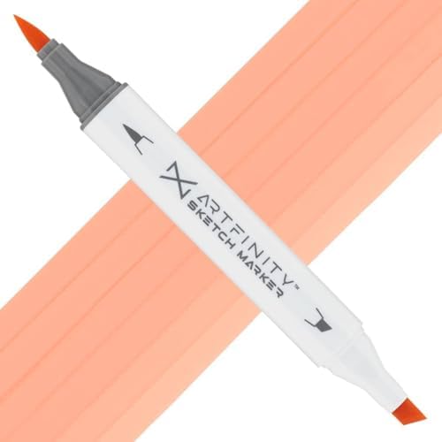 Artfinity Sketch Markers - Powder Pink R3-25, Vibrant, Professional, Dye-Based Alcohol Markers for Artists, Drawing, Travel, & More