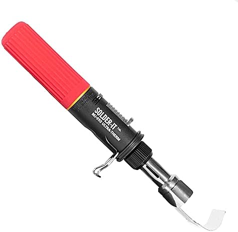 Solder-It Red Ultra Therm Flameless Heat Gun (MJ-950) | Cordless Heat Gun with Wide Nozzle | Heavy Duty Mini Heat Gun for Crafts, Heat Shrink, and PVC Bending