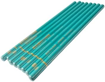 Professional Art Supplies 8-Piece Soft Charcoal Pencil Set, Turquoise Blue, Artist Quality Drawing Tools for Sketching (16 soft)
