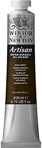 Winsor & Newton Artisan Water Mixable Oil Paint, 200ml, Raw Umber