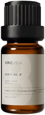 VINEVIDA [0.33oz] Scent No.8 Fragrance Oil for Candle Making and Soap Making - Premium Candle Scents for Soy Candles