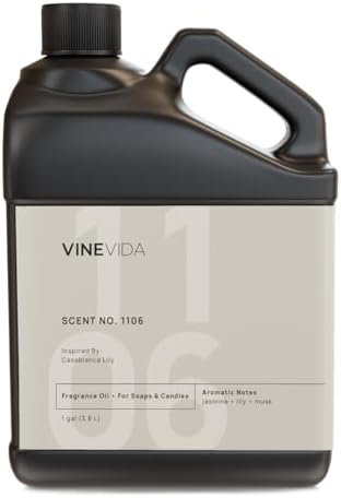 VINEVIDA [128oz] Casablanca Lily Fragrance Oil - USA Candle Scents - Natural, Not for Candle Making Only - Also Suitable for Soap Making