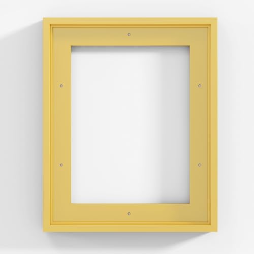 Venusmiles Canvas Frame 8x10 Frame for Canvas Painting Floating for 1" Deep, Floater for Canvas Artist Panel Oil Painting Wall Art Décor, Vertical or Horizontal Picture Wall Decor, Gold