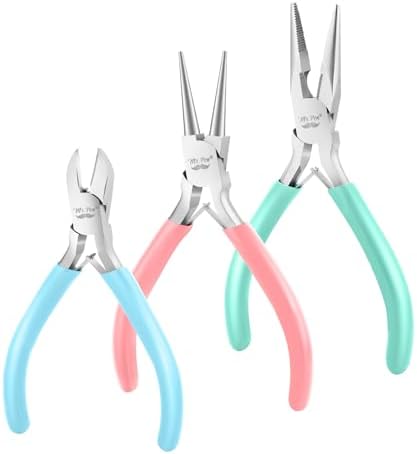 Mr. Pen- Pliers for Jewelry Making, 3 Pack, Chain Nose