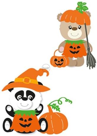 Patchwork Halloween Pumpkin Witch Hat Metal Cutting Dies for Card Making