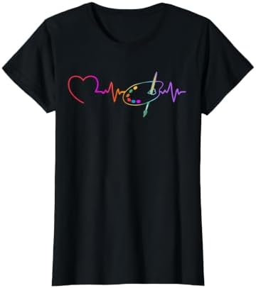 Funny Paint Palette Brush Artist Painter Art Teacher Men Kid T-Shirt
