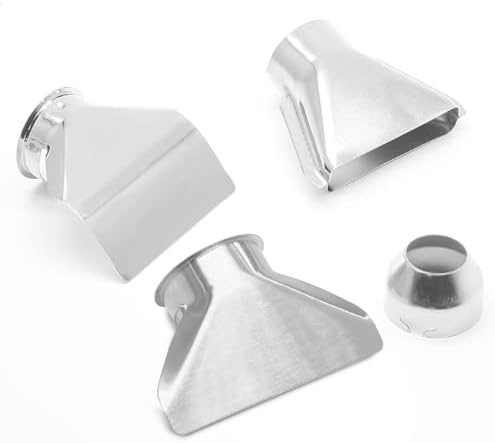 4 Pcs Heat Gun Nozzles Kit Stainless Steel Heat-Resistant Nozzle