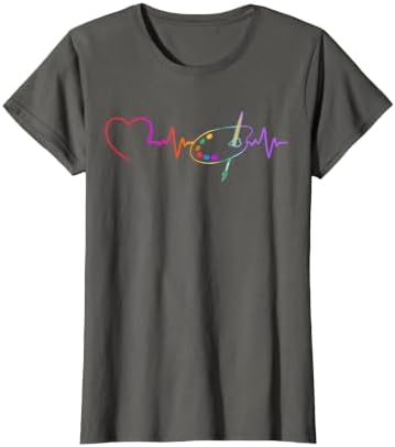 Funny Paint Palette Brush Artist Painter Art Teacher Men Kid T-Shirt