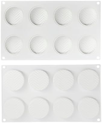 Silicone Mold for Baking Cakes,Soap Molds,Flower Shape Silicone Molds for Homemade French Dessert Mold for Pastry Chocolate,Jelly Chocolate Mold ＆ Ice Cube Tray (E_ Leaf Geometry)