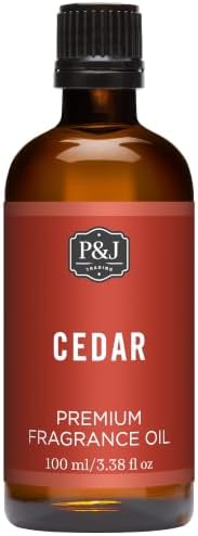 P&J Trading Fragrance Oil | Cedar Oil 100ml - Candle Scents for Candle Making, Freshie Scents, Soap Making Supplies, Diffuser Oil Scents