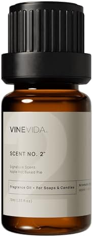 VINEVIDA [0.33oz] Apple Hot Baked Pie Fragrance - Fall Scents for Candle Making - Essential Oils