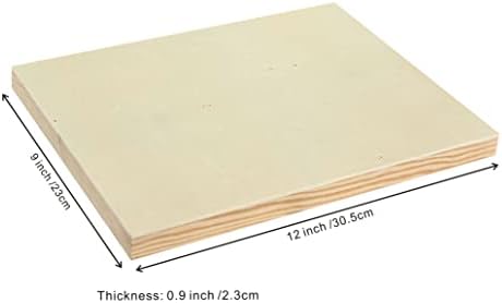 9x12 Wood Canvas for Crafts, 6-Pack Framed Wooden Panel Boards for Painting Pouring Crafts