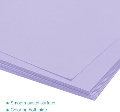 MECCANIXITY 50 Sheet Origami Paper Double Sided Light Purple 3x3 Inch Square Sheet for Art Craft Project, Beginners, Gifts Decor