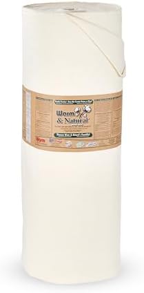 The Warm Company - Warm & Natural Cotton Quilt Batting – 90" x 40 Yard Roll – Premium Quilt & Craft Batting for Sewing & Quilting Projects
