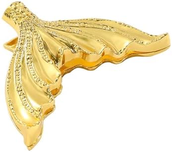 Vintage Crocodile Head Journal Clip - 3.4 Inch Heavy Duty Alligator Metal Book Clip Pin, Solid Decorative Bookmark Paper Organizer Notebook Holder Planner for Home Office Desk