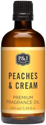 P&J Fragrance Oil - Peaches & Cream Scented Candle, 100ml
