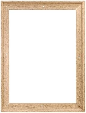 Pixy Canvas Floater Frame 11x17 for 3/4 (0.75) inch Deep Canvas Paintings/Canvas Prints/Wood Canvas Panels/Wall Art/Wall Decor/Home Decor/Artwork (Scratched Gold & Cream, 11 x 17 inch, Portrait)