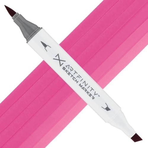 Artfinity Sketch Markers - Mulberry RV4-5, Vibrant, Professional, Dye-Based Alcohol Markers for Artists, Drawing, Travel, & More
