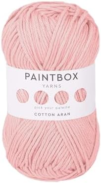 Paintbox Yarns 100% Cotton Aran Yarn 1.76oz / 50g, 93yds / 85m