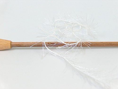 Optical White Eyelash Yarn Ice Bright, Bright Solid White Fun Fur 22744 82 Yards