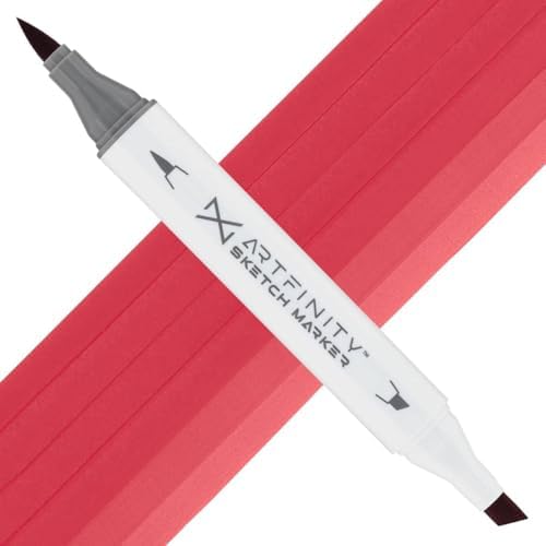 Artfinity Sketch Markers - Pink Bow R2-5, Vibrant, Professional, Dye-Based Alcohol Markers for Artists, Drawing, Travel, & More