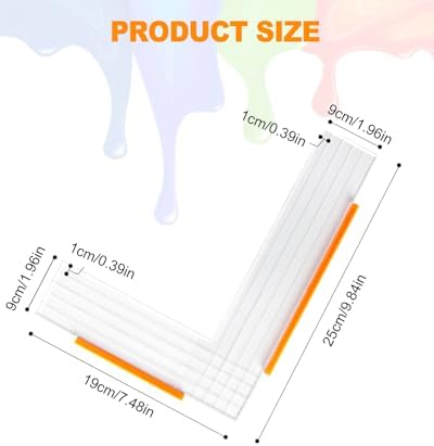 UCEC Large Gel Printing Plate Alignment Tool 7.5x10 Inch, L Square Ruler