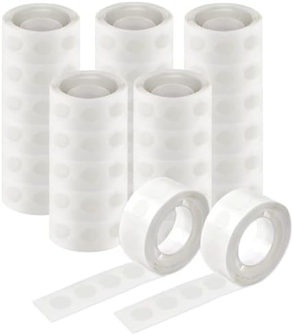 UPINS 3000Pcs Glue Points Dots 10mm Removable Balloon Glue Adhesive Dots
