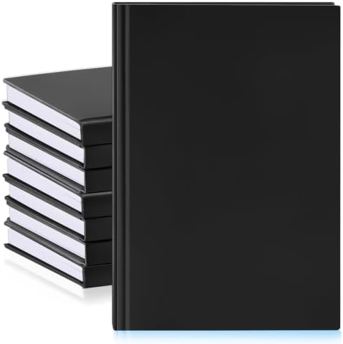 Henoyso 8 Pcs Blank Notebook Journal Hardcover Sketchbook, 11 x 8.5 in