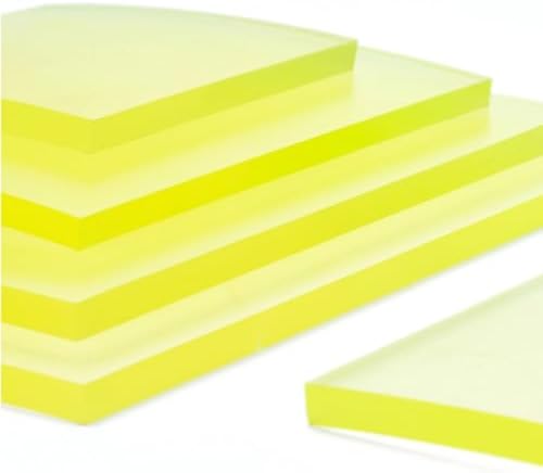 12x8x0.3 in Leather Punch Mat for Leathercraft Punching and Stamping Tools Working Rubber Pad, Translucent Polyurethane