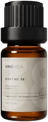 VINEVIDA [0.33oz] Gardenia Fragrance Oil for Candle Making and Soap Making - Premium Candle Scents for Soy Candles