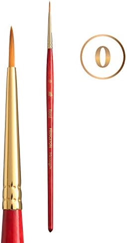 Princeton Heritage, Series 4050, Synthetic Sable Paint Brush for Watercolor, Round, 0