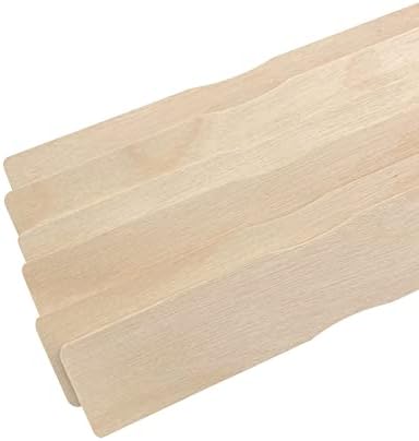 15 Pack Wooden Paint Stir Sticks, Paint Stirrers, 12 Inch Paint Mixing Sticks for Epoxy and Resin, Library and Garden Markers