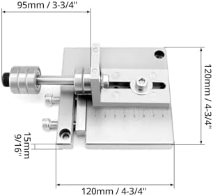 QWORK Heavy Duty Leather Strap Cutting Tool, 7075 Aluminium Alloy Plate Leather Belt Cutting Machine, Max 60mm Cut Width, for Thick, Hard Leather