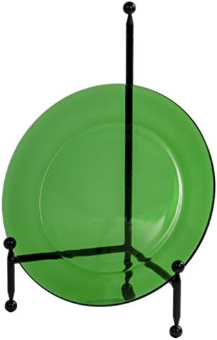 Red Co. Decorative Tripod Plate Stand and Art Holder Easel in Black Finish - 14" h