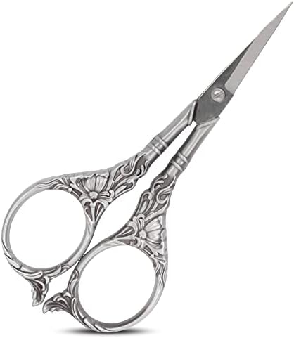 BIHRTC Embroidery Sewing Scissors Stainless Steel for Cross Stitch Cutting