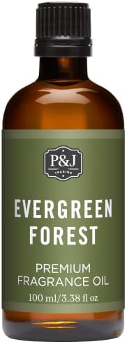 P&J Trading Fragrance | Evergreen Forest Oil 100ml - Candle Scents for Candle Making, Freshie, Soap Making Supplies, Diffuser Oil Scents