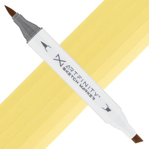 Artfinity Sketch Markers - French Vanilla Y6-3, Vibrant, Professional, Dye-Based Alcohol Markers for Artists, Drawing, Travel, & More