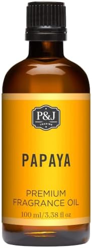 P&J Trading - Papaya Scented Oil 100ml - Fragrance Oil for Candle Making, Soap Making, Diffuser Oil