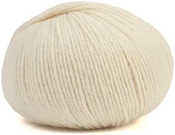 100% Baby Alpaca Yarn for Knitting & Crocheting - Set of 2 Skeins of Premium Yarn DK - Lightweight, Hypoallergenic & Thermal Peru Made - Ideal for Delicate Projects (N010 - Natural White)