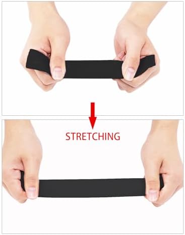 Airisoer Elastic Bands for Sewing 1 Inch x 32 Yards, Black
