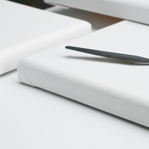 PHOENIX 22x28 Inch 2 Pack Artist Canvas - Extra Large Stretched Canvases for Painting - 3/4 Inch Profile, 100% Cotton 11 Oz. Gesso Primed White Blank Professional Canvas Oil & Acrylic Paints