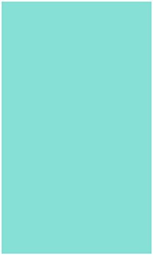 Colonial Cards: 150 Color Cardstock 3" x 5" Index Cards, Aqua, Unruled