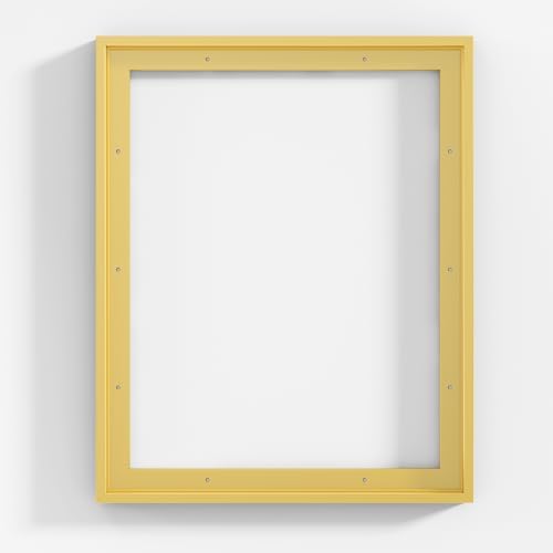 Venusmiles Canvas Frame 16x20 Frame for Canvas Painting Floating for 1" Deep, Floater for Canvas Artist Panel Oil Painting Wall Art Décor, Vertical or Horizontal Picture Wall Decor, Gold