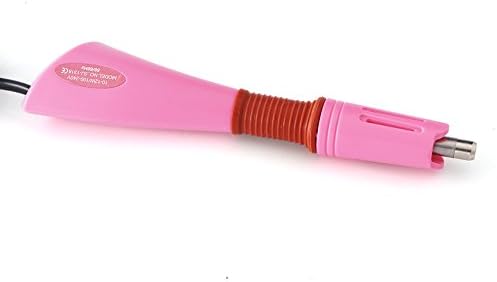 Rhinestone Applicator Gun Hotfix Tool Bedazzler Kit for DIY Crafting (Pink)