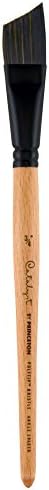 Princeton Catalyst Angle Shader Brush, Synthetic, Short Handle, Size 3/4 inch, 1 Count